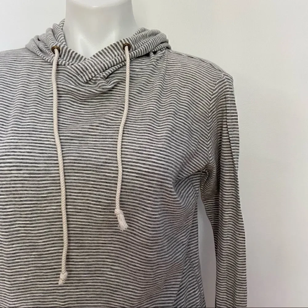 COPY - J Crew Cotton Stripped Hoodie - Picture 6 of 6